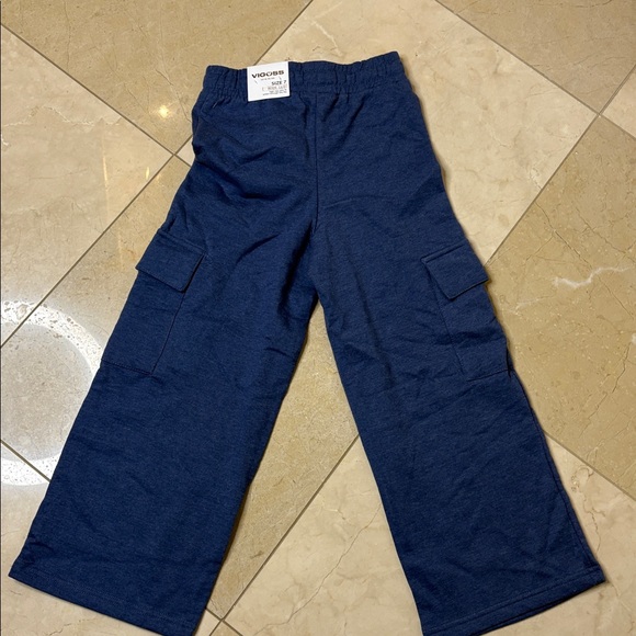 ⭐️ NWT Vigoss Dark Blue Cargo Wide Leg Pants- size 7 - Picture 8 of 9